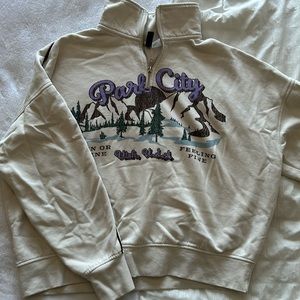 H&M Half Zip Up Sweater